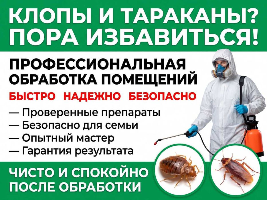 Профессиональная дезинфекция помещений