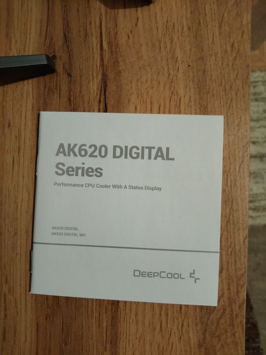 Cooler DeepCool AK620 Digital White Ecran LCD RGB - NOU, Sigilat/Talpă