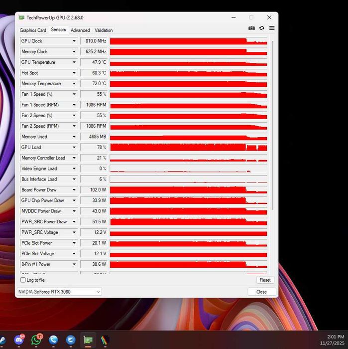 Placa video ASUS GeForce RTX 3080 TUF GAMING O10G 10GB GDDR6X 320-bit