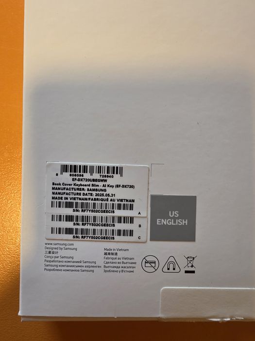 Husa Book Cover Keyboard AI, Samsung Galaxy Tab S10/S10FE/S9  open box