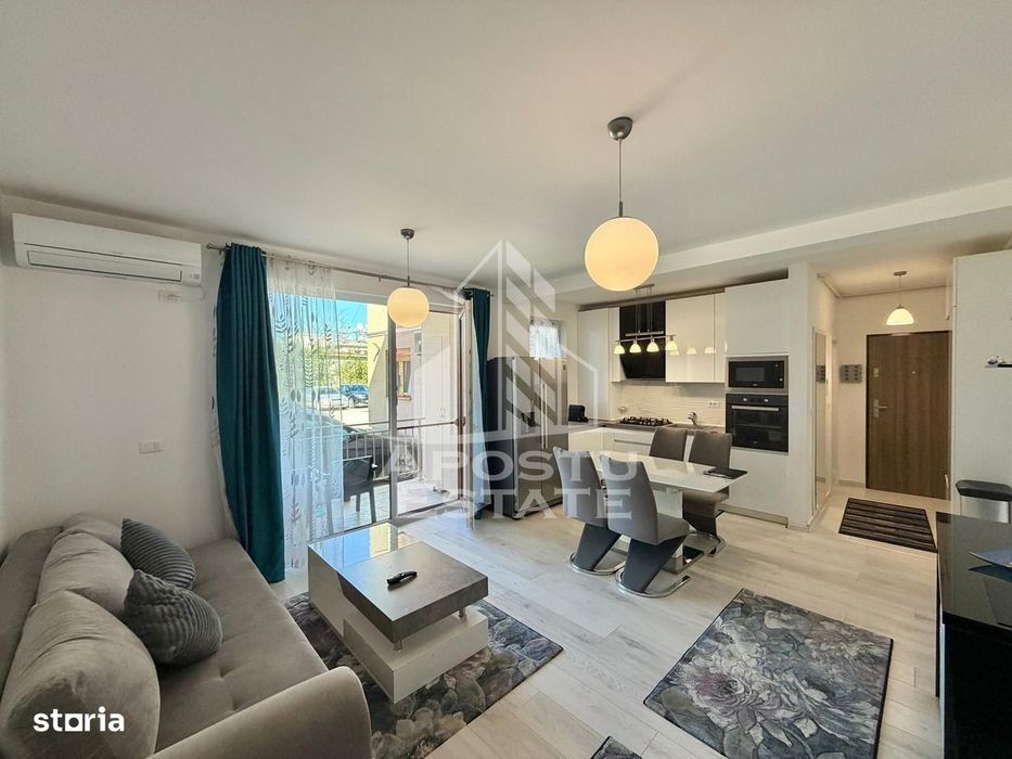 Apartament cu 2 camere, de inchiriat, loc de parcare, Giroc