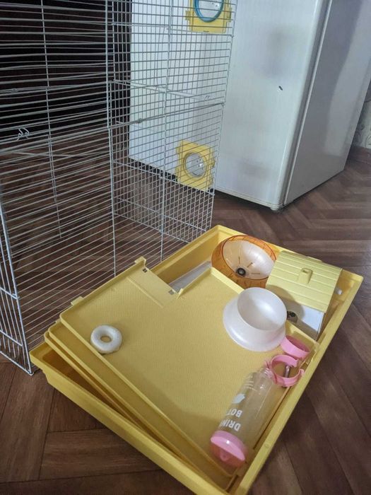 клетка для хомяка, крысят