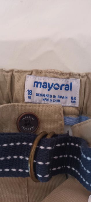 Pantaloni scurti mayoral 86 eleganti cu curea