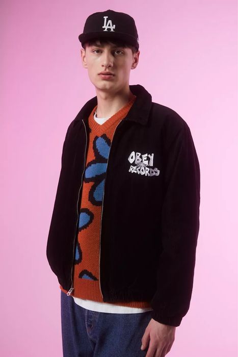 OBEY The Crew Corduroy Jacket ОРИГИНАЛНО мъжко яке - S