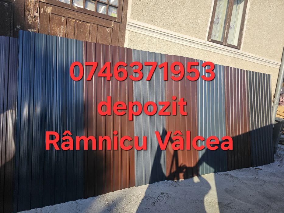 Vand tabla cutata zincata și color