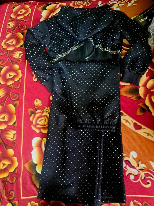 Trening negru cu pietricele față spate Nou