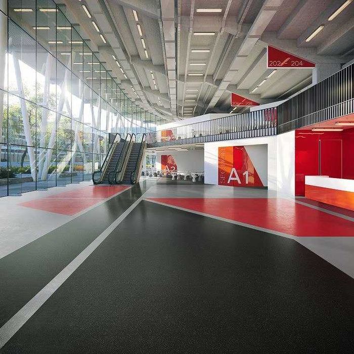 Гомогенный линолеум ПВХ-покрытие