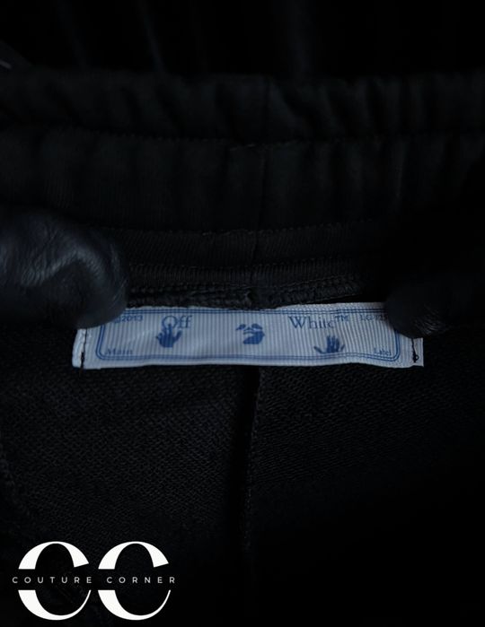 Pantaloni OFF-White • Calitate TOP • Caravaggio Diag Cuffed • Cod QR