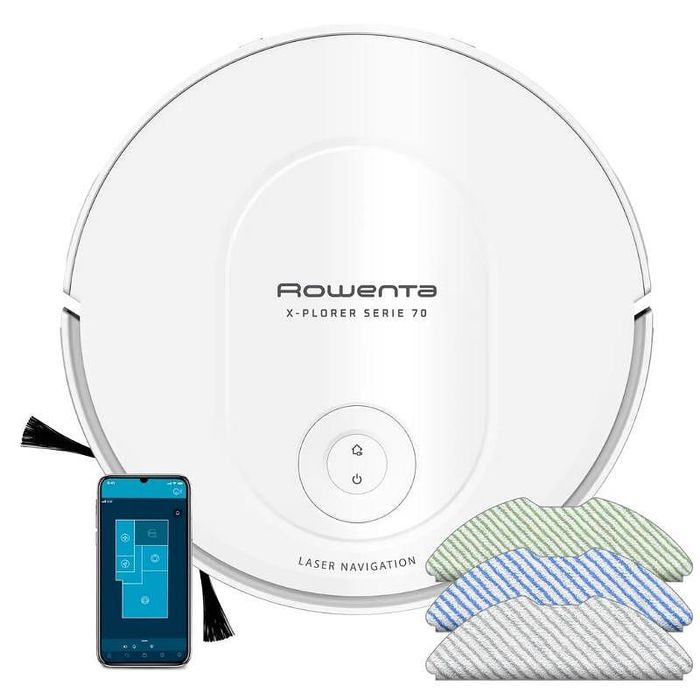 Прахосмукачка робот 2 в 1, ROWENTA X-PLORER 70, модел Animal & Allergy