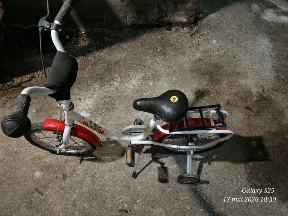 Bicicletă copii PUKY (Germania) cu roți ajutătoare