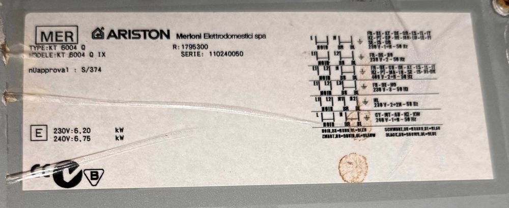 Стъклокерамичен плот за вграждане Ariston Schott Ceran