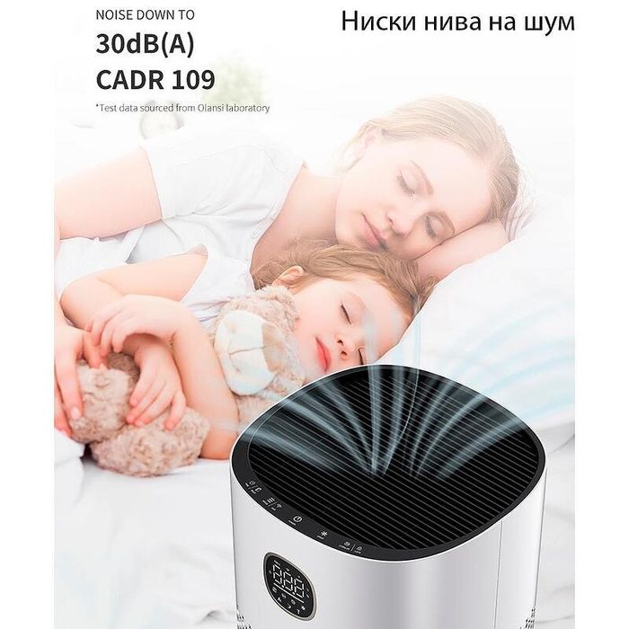 OBERON 520 WiFi (до 62 м2) - Пречиствател за въздух - бял