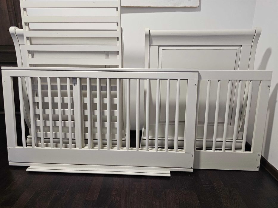 Patut bebe, cu somiera si saltea