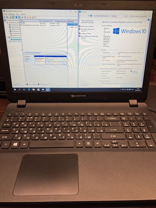 Продам ноутбук acer dell