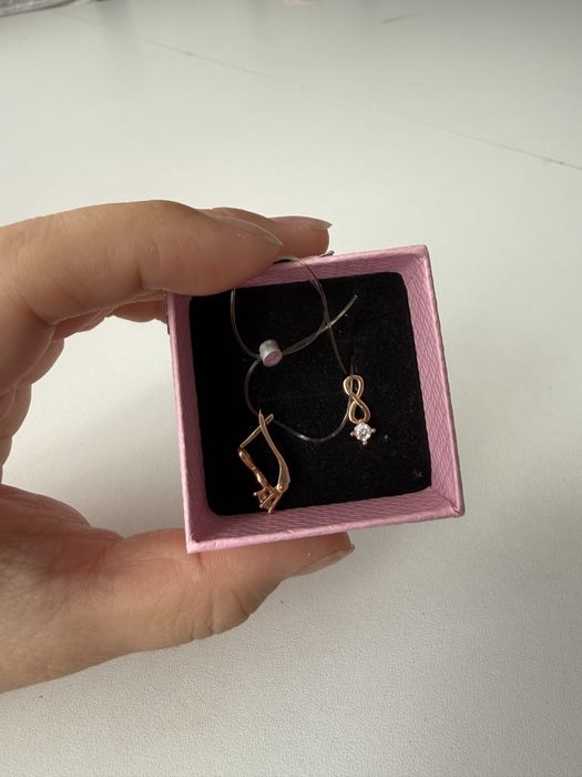 Детские золотые серьги