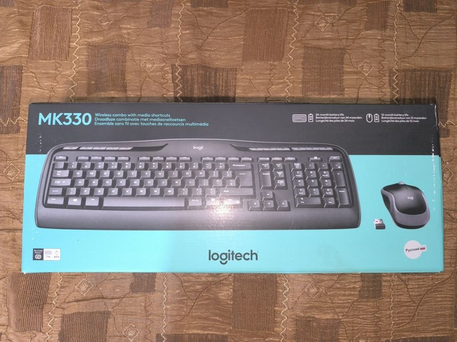 Набор клавиатура и мышь Logitech