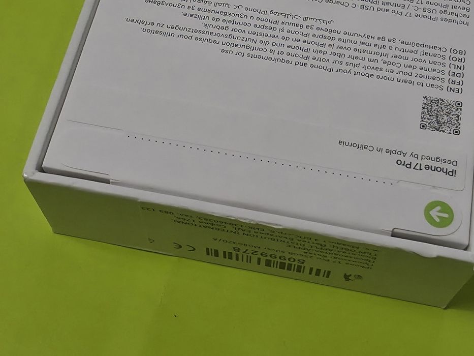 ЗАПЕЧАТАН 256GB iPhone 17 Pro Yettel Гаранция 2029г. Silver | Бял