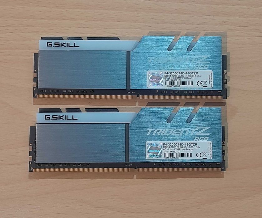 Рам памет G.SKIL TRIDENTZ RGB DDR4 16Gb (2x8Gb) 3200MHz