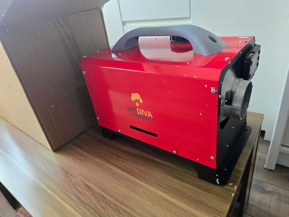 Суха дизелова печка 8 Kw хоризонтална алуминиев корпус, тиха помпа, висок клас