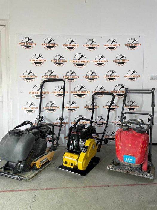 Scule de închiriat. Închiriez. Picamere. Mai compactor. Placa vibranta