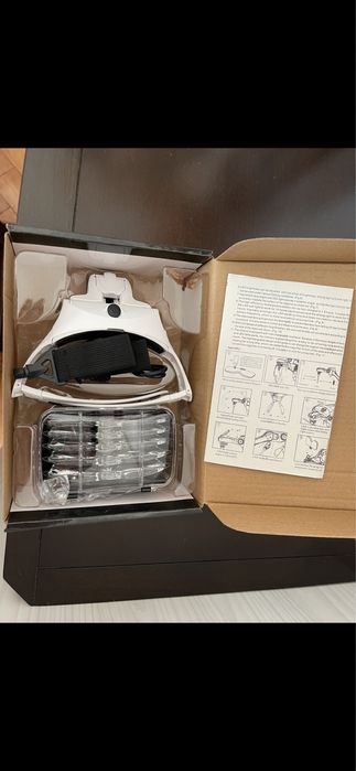 Noi!  Ochelari de marire cu LED pentru lucru