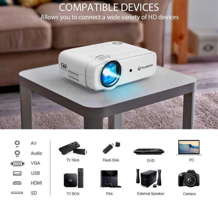 Mini Videoproiector, Vankyo Leisure 430, 480P, Nou