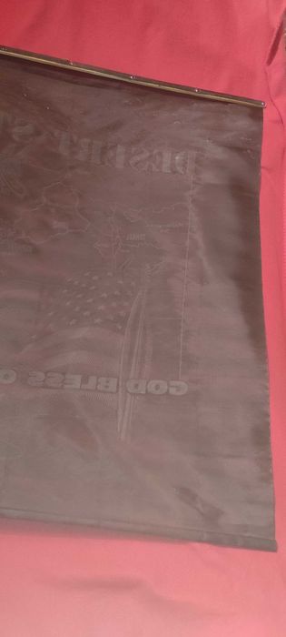 Banner Operațiunea Furtună în Deșert 1991.   107 cm inaltime x 103 cm latime .