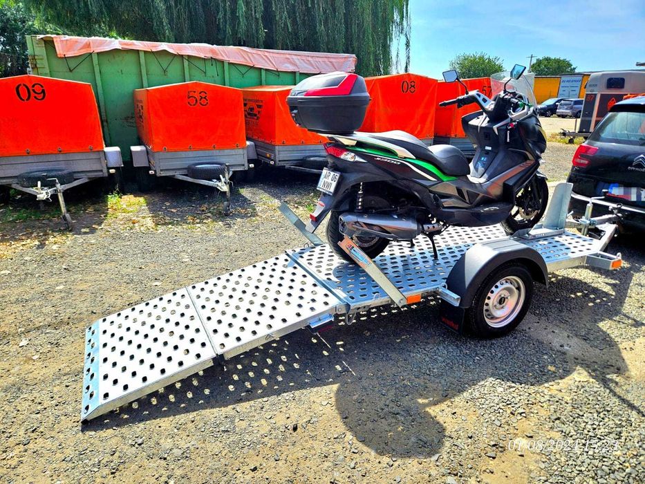 Inchiriez remorca motociclete moto atv platforma remorci trailer quad