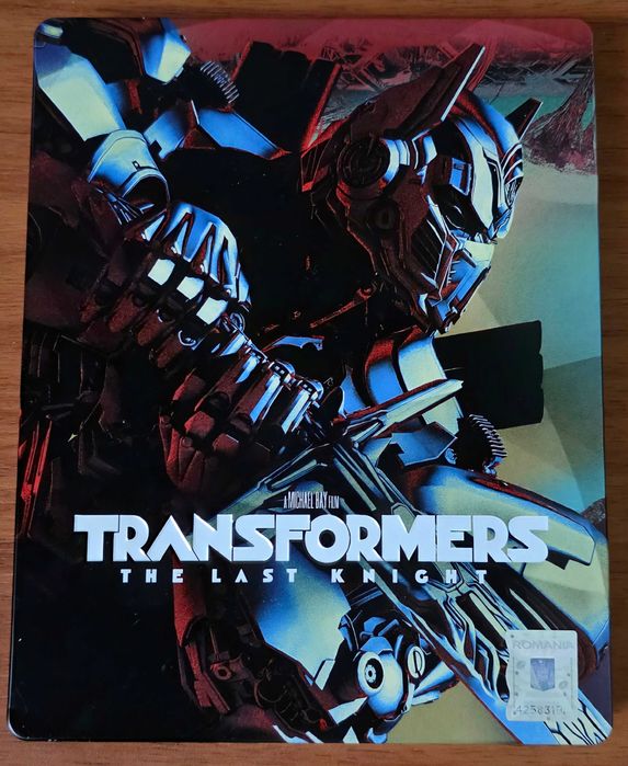 Vand steelbook Transformers - The Last Knight bluray 3D+2D, nerulat