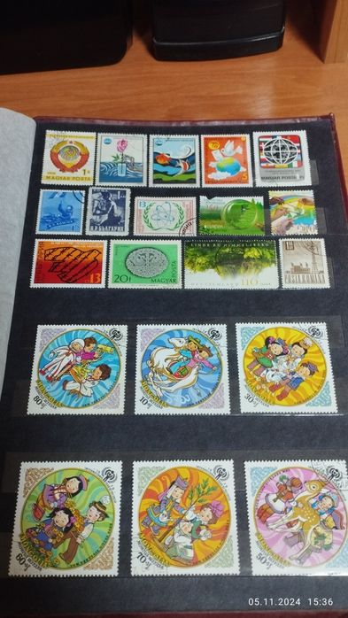 Почтовые марки..