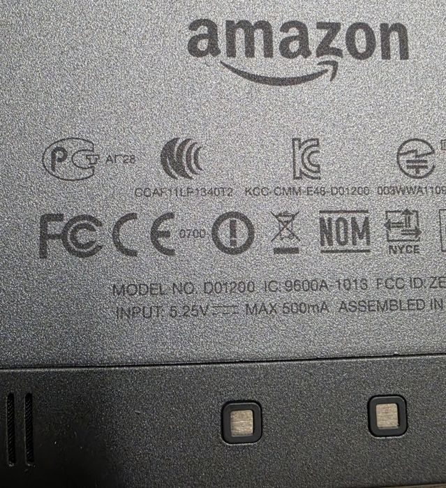Електронна книга Kindle D01200