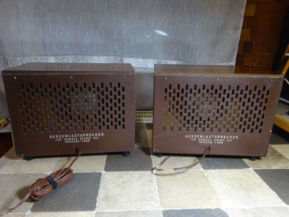 Set boxe audio vintage Minerva 655