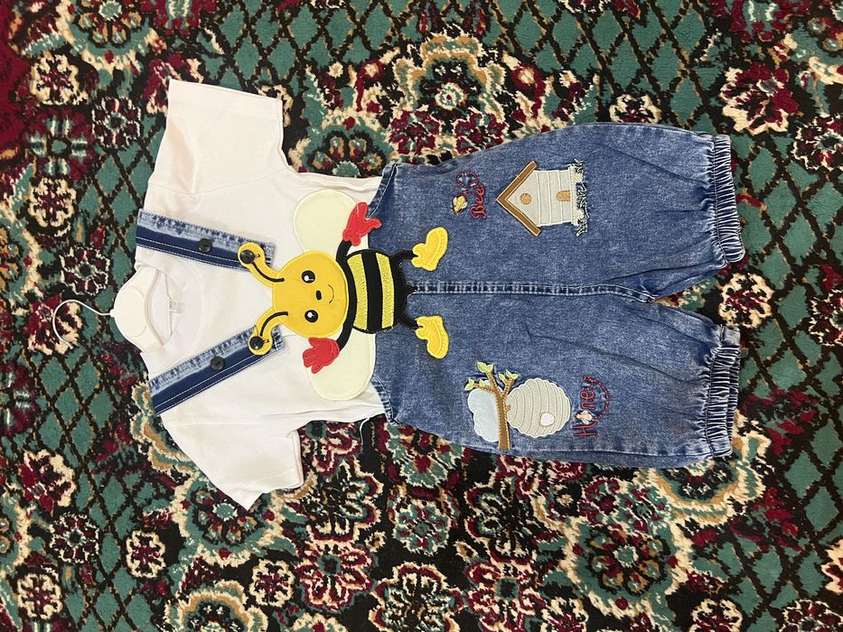 1 yoshli oʻgʻil bolalar uchun zamonaviy kostyum toʻplami Turkiya sifat