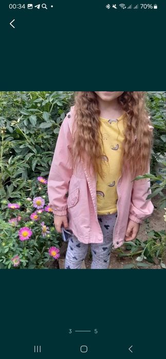 Джинсовая ветровка на девочку