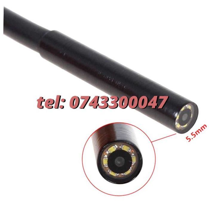 Endoscop  Camera Endoscopica Flexibila Pt Telefon Si Pc