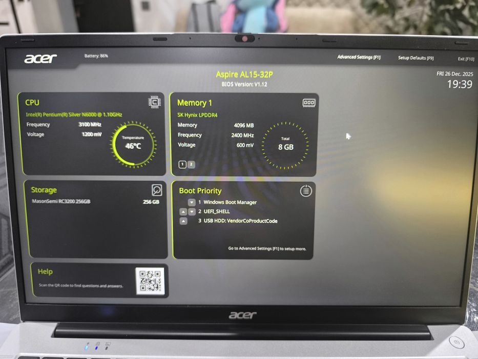 Продам новый ноутбук Acer