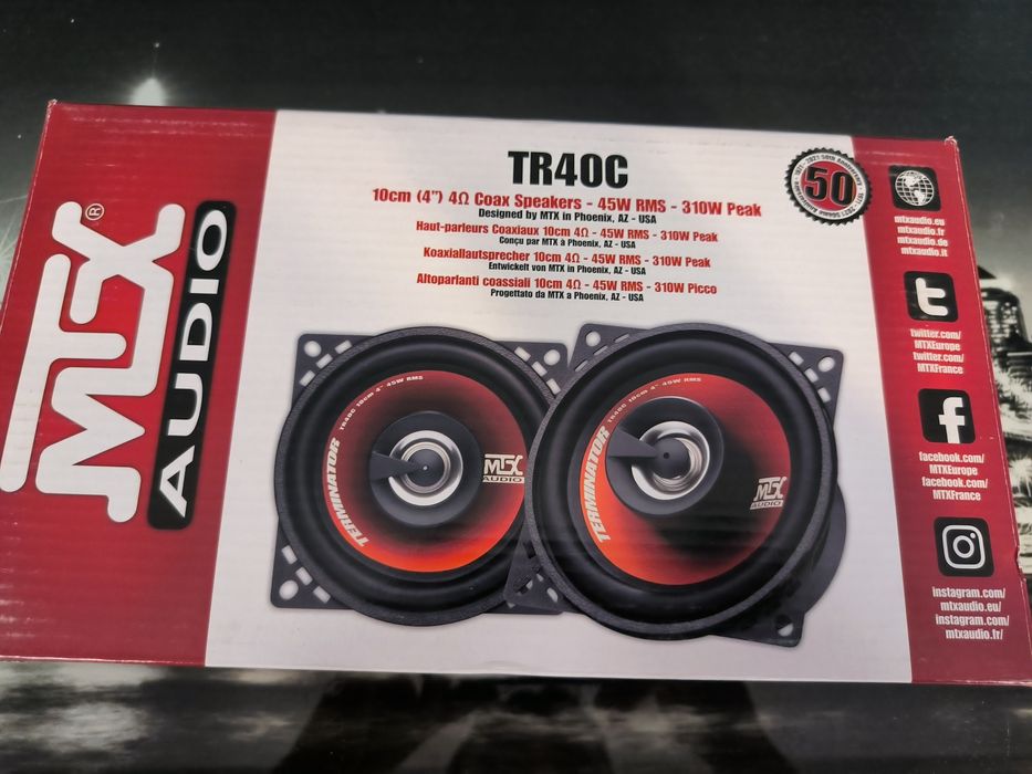 Difuzoare/boxe MTX 10 cm 45w rms