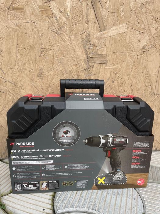 Bormașină parkside nou sigilata cu garanție pe baza bonului 5 ani