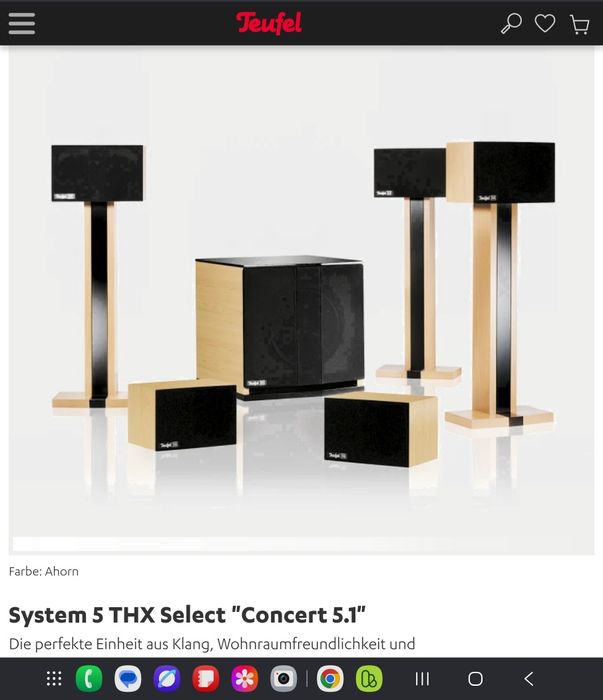 Teufel System 5 THX  Select Concert 5.1