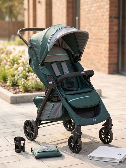 Прогулочная коляска Chicco в отличном состоянии / Оригинал