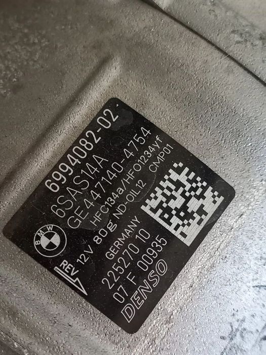 Compresor Clima Bmw G20 G21 G42 X3 X4 G01 G02 F97 F98 G29 G30 G31 G05 G07 Etc. Benzina Motor B58 Co