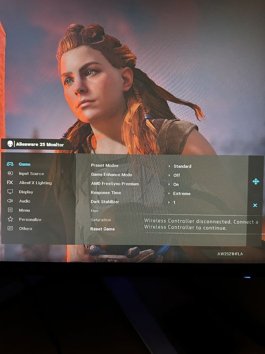 Monitor Alienware AW2521 Alb