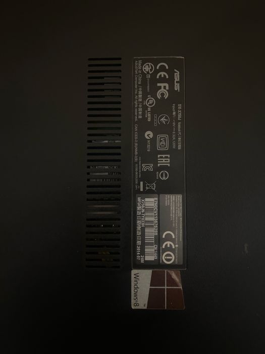 Продам ноутбук asus x750j