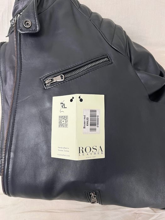 Мъжко кожено яке ROSA LEATHER – естествена кожа, ръчна изработка