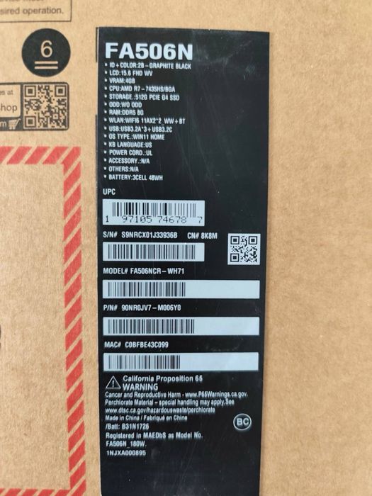 Asus TUF gaming A 15