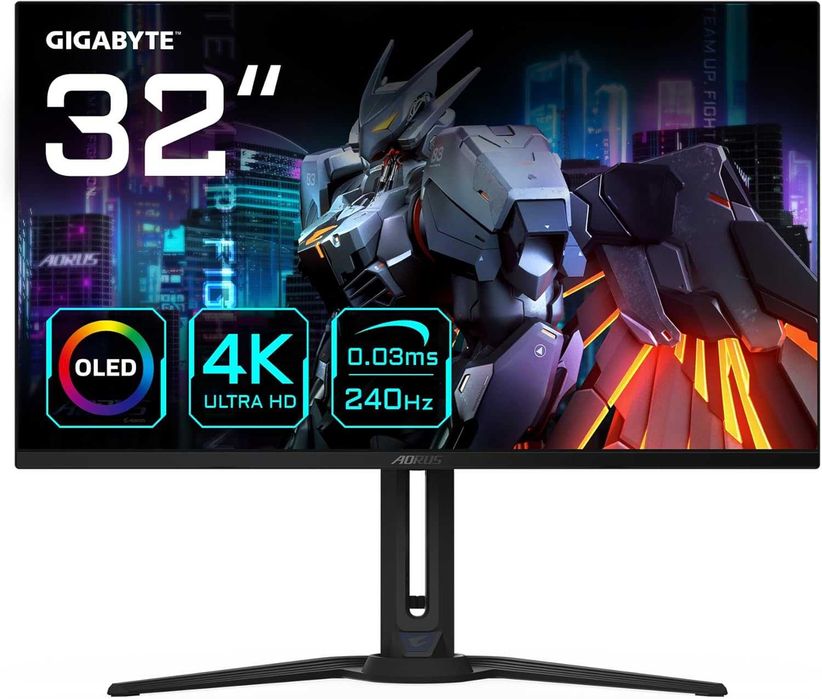 Monitor OLED 32" 4k 240 Hz Gigabyte FO32U2 - SIGILAT, garantie !!