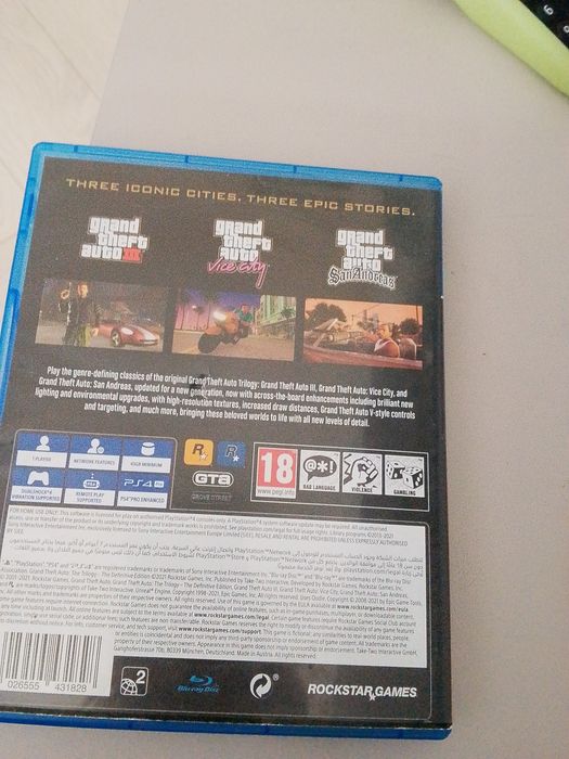 Grand theft auto the trilogy the definetive edition на пс 4