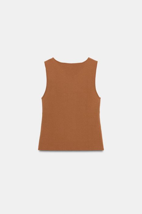 Кафяв топ Zara, размер М