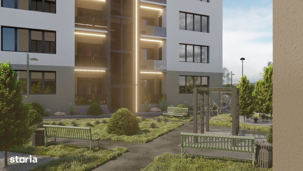Apartament cu 2 cu suprafata de  59.6 mp de vanzare in Sibiu