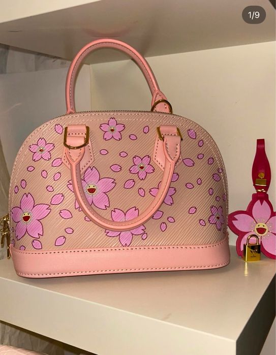 Geanta louis Vuitton Murakami piele pe comanda